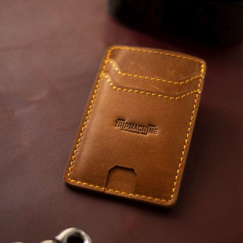 Trip Machine Wiberg cardholder Vintage Tan TRIPMACHINE MOTOVEIKALS 21