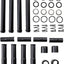 Tube Kit P.Rod M8 Blk. DRAG SPECIALTIES DRAG SPECIALTIES MOTOVEIKALS 21