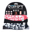 Tunelis-maska OXFORD Comfy Skulls komplekts 3.gab. OXFORD MOTOVEIKALS 21