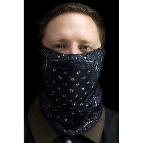 Tunelis - ZAN Headgear BLACK PAISLEY ZAN HEADGEAR MOTOVEIKALS 21