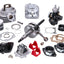 Tuning kit Naraku RevUp aluminum cylinder 70cc 10mm piston pin for Minarelli horizontal AC NARAKU MOTOVEIKALS 21