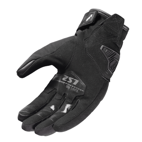 Ūdensizturīgi motocikla cimdi LS2 JET III ar Sheltex® membrānu black LS2 MOTOVEIKALS 21