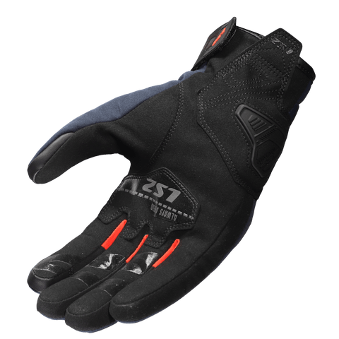 Ūdensizturīgi motocikla cimdi LS2 JET III ar Sheltex® membrānu dark blue LS2 MOTOVEIKALS 21