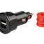 Universālais LAMPA USB lādētājs UNI TECH 2 USB 2700mA 12/32V OPTILINE MOTOVEIKALS 21