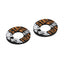 Universālie rokturi LAMPA Donut Off-Road black / orange LAMPA MOTOVEIKALS 21