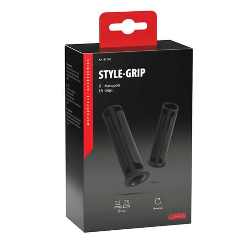 Universālie rokturi LAMPA Style-Grip black LAMPA MOTOVEIKALS 21