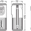 Uzlādējamais kompresors / riepu pumpis 3,7V, 8,3bar OSRAM MOTOVEIKALS 21
