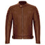 Vīriešu moto ādas jaka GASOLINE GT brown 2XL GASOLINE MOTOVEIKALS 21