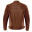 Vīriešu moto ādas jaka GASOLINE GT brown 2XL GASOLINE MOTOVEIKALS 21