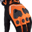 Vīriešu moto cimdi LS2 VEGA black orange 2XL LS2 MOTOVEIKALS 21