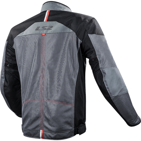 Vīriešu moto jaka LS2 Alba dark grey black 2XL LS2 MOTOVEIKALS 21