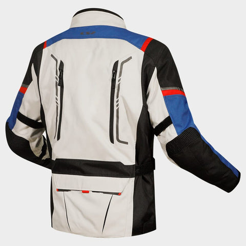 Vīriešu moto jaka LS2 NARVIK grey black red LS2 MOTOVEIKALS 21