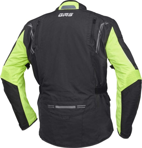 Vīriešu moto jaka Taylor black yellow XL GMS MOTOVEIKALS 21