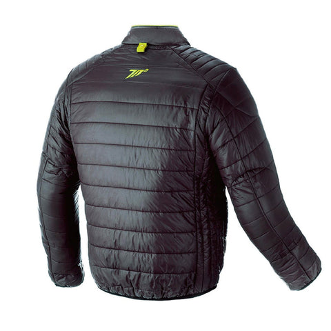 Vīriešu pilsētas dūnu jaka 70Degrees A5 black / fluor yellow 4XL 70 DEGREES MOTOVEIKALS 21