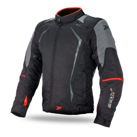 Vīriešu Racing stila jaka 70Degrees JR47 black / red L 70 DEGREES MOTOVEIKALS 21