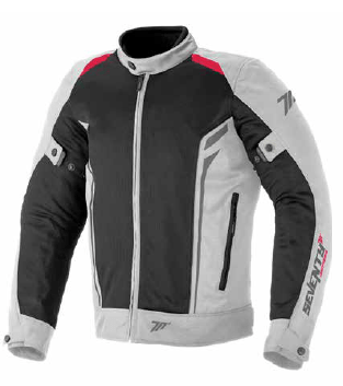 Vīriešu vasaras moto jaka TOURING 70 Degrees JT32 black / ice / red 3XL 70 DEGREES MOTOVEIKALS 21