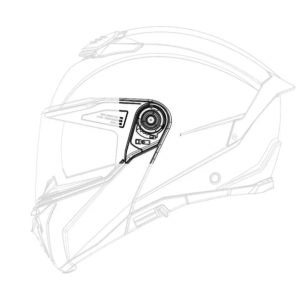 Viziera mehānisms MT Helmets MT Atom 2 SV MT-V-35 Max Vision MT HELMETS MOTOVEIKALS 21