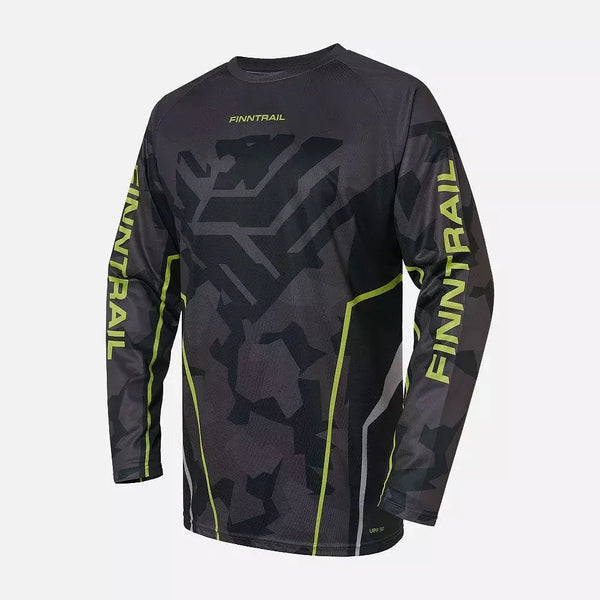 MX krekls Finntrail Jersey 6600 camo shadow black