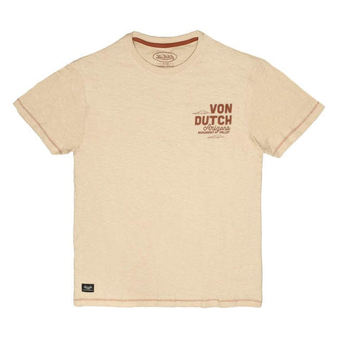 Von Dutch Arizo t-shirt cream VON DUTCH MOTOVEIKALS 21