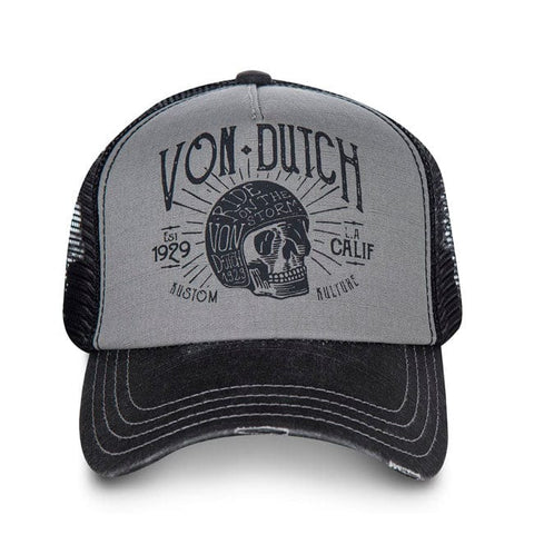 Von Dutch baseball cap Crew1B grey VON DUTCH MOTOVEIKALS 21