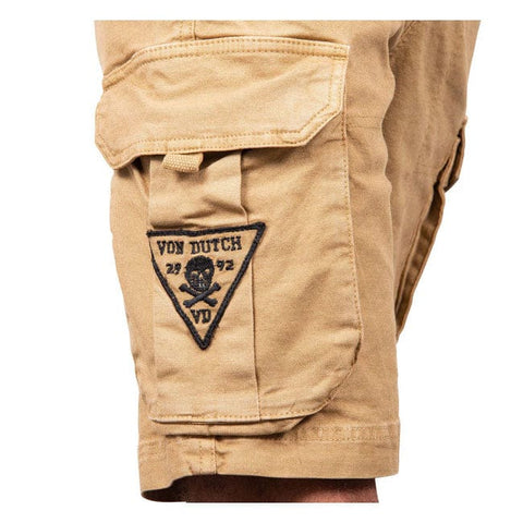Von Dutch Cargo short canvas beige VON DUTCH MOTOVEIKALS 21