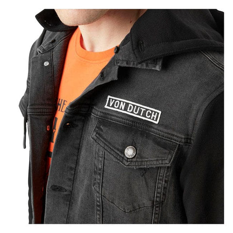 Von Dutch Denim jacket black VON DUTCH MOTOVEIKALS 21