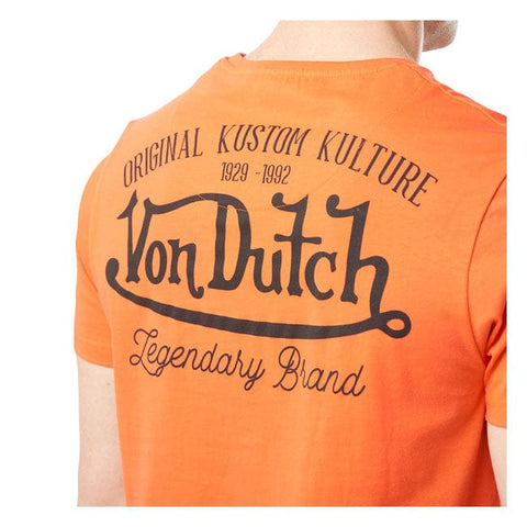 Von Dutch Eye t-shirt orange VON DUTCH MOTOVEIKALS 21