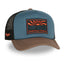 Von Dutch Foam Sun cap blue/brown VON DUTCH MOTOVEIKALS 21