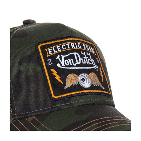 Von Dutch Heritage cap square patch camou VON DUTCH MOTOVEIKALS 21