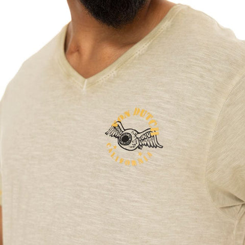 Von Dutch Hero t-shirt beige VON DUTCH MOTOVEIKALS 21