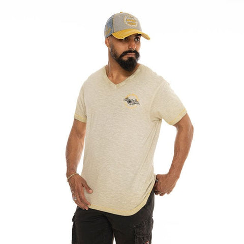 Von Dutch Hero t-shirt beige VON DUTCH MOTOVEIKALS 21