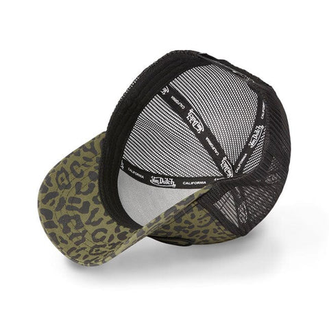 Von Dutch Leopard cap khaki VON DUTCH MOTOVEIKALS 21