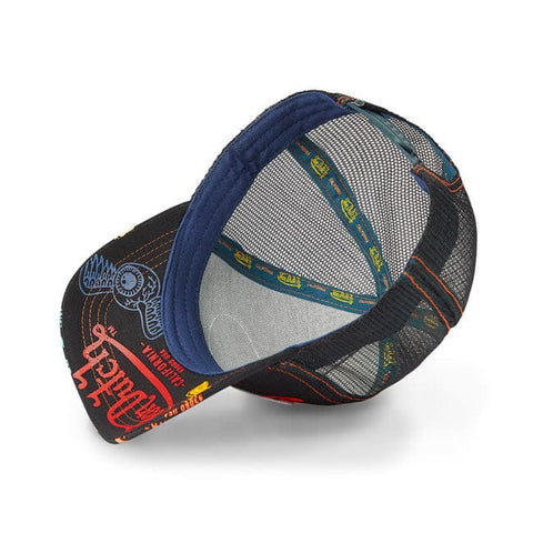 Von Dutch Logo Everywhere cap black/multicolour VON DUTCH MOTOVEIKALS 21