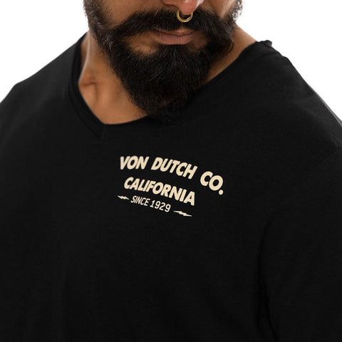 Von Dutch Mark t-shirt black VON DUTCH MOTOVEIKALS 21