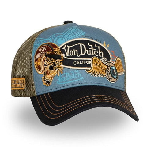 Von Dutch Patches Tiger 2 cap blue VON DUTCH MOTOVEIKALS 21
