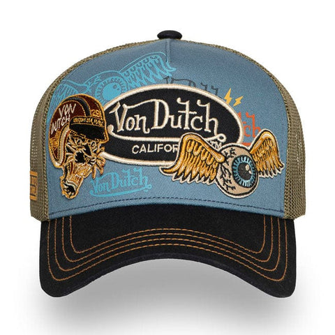 Von Dutch Patches Tiger 2 cap blue VON DUTCH MOTOVEIKALS 21