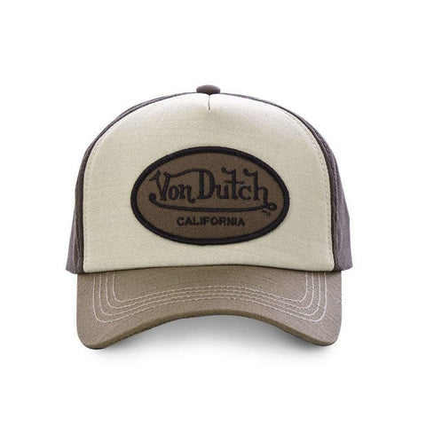 Von Dutch Permament cap 3-coloured marron 1 VON DUTCH MOTOVEIKALS 21