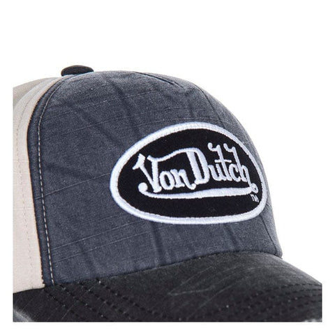 Von Dutch Permament cap denim, white, anthracite denim VON DUTCH MOTOVEIKALS 21