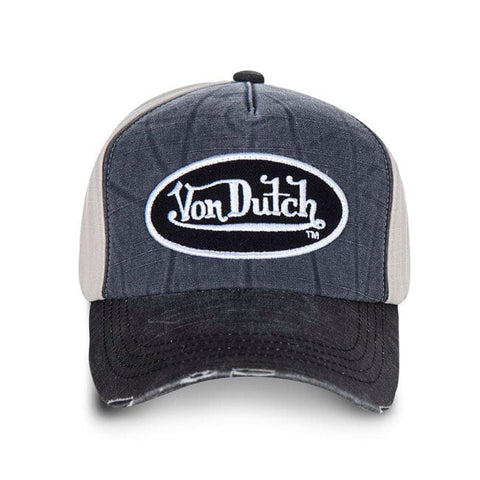 Von Dutch Permament cap denim, white, anthracite denim VON DUTCH MOTOVEIKALS 21
