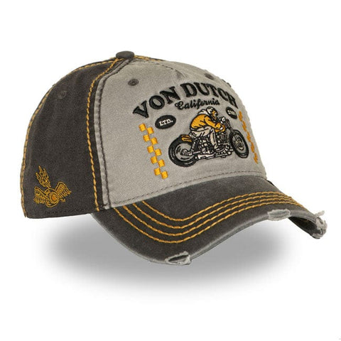 Von Dutch Retro Cafe Racer cap black VON DUTCH MOTOVEIKALS 21