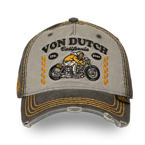 Von Dutch Retro Cafe Racer cap black VON DUTCH MOTOVEIKALS 21
