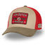 Von Dutch Semi-Curved Eye cap khaki/red VON DUTCH MOTOVEIKALS 21