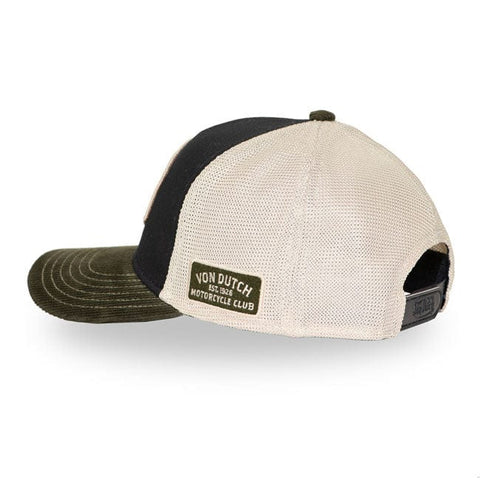 Von Dutch Semi-Curved Skull cap black/green/white VON DUTCH MOTOVEIKALS 21