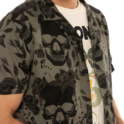 Von Dutch Skully shirt green VON DUTCH MOTOVEIKALS 21