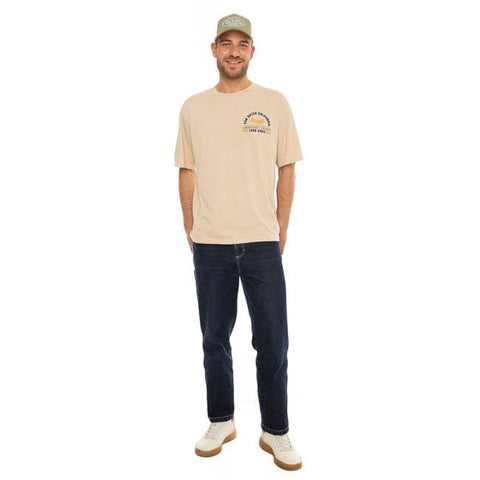 Von Dutch Vibes t-shirt beige VON DUTCH MOTOVEIKALS 21