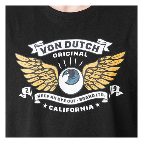 Von Dutch Wings Noir t-shirt VON DUTCH MOTOVEIKALS 21