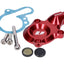 water pump cover VOCA CNC red for Minarelli AM6, Generic, KSR-Moto, Keeway, Motobi, Ride, CPI, 1E40MA, 1E40MB VOCA RACING MOTOVEIKALS 21