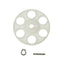 water pump impeller for Minarelli 50 LC VPARTS MOTOVEIKALS 21