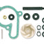 water pump repair kit for Derbi Senda GPR, Aprilia RS RX SX, Gilera RCR, SMT (D50B0) = IP34673 VPARTS MOTOVEIKALS 21