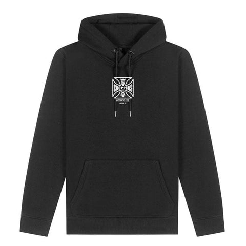 WCC ATX Cross hoodie black/white WEST COAST CHOPPERS MOTOVEIKALS 21